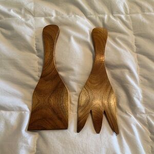 Brown Wooden Decor Accents Set